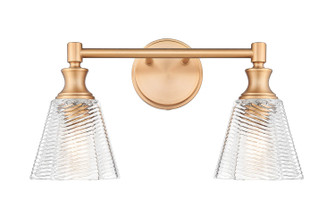 Auden Two Light Vanity in Modern Gold (224|77042VMGLD)