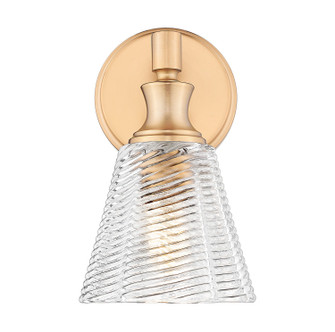 Auden One Light Wall Sconce in Modern Gold (224|77041SMGLD)