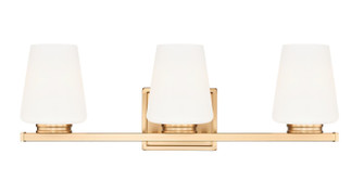 Nextra Three Light Vanity in Modern Gold (224|77033VMGLD)