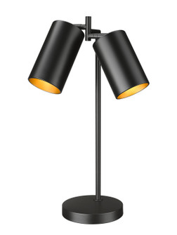Lumina Two Light Table Lamp in Matte Black (224|7520TLMB)