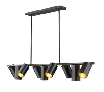 Lumina Nine Light Linear Chandelier in Matte Black (224|75209LMB)