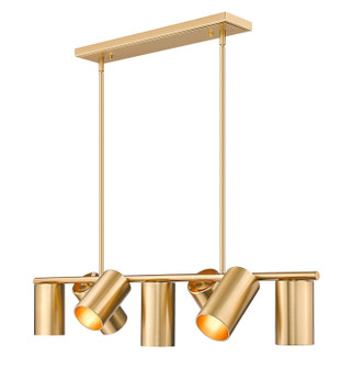 Lumina Seven Light Linear Chandelier in Modern Gold (224|75207LMGLD)