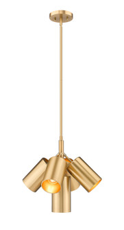 Lumina Five Light Chandelier in Modern Gold (224|75205MGLD)