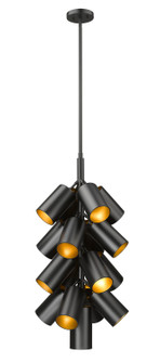 Lumina 17 Light Chandelier in Matte Black (224|752017MB)