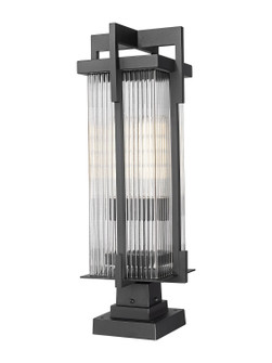 Fortis Two Light Outdoor Pier Mount in Sand Black (224|5031PHBSSQPMBK)