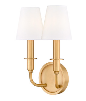 Tova Two Light Wall Sconce in Rubbed Brass (224|30492SRB)