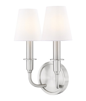 Tova Two Light Wall Sconce in Brushed Nickel (224|30492SBN)