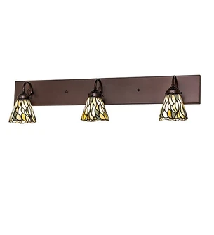 Willow Three Light Vanity in Mahogany Bronze (57|295053)