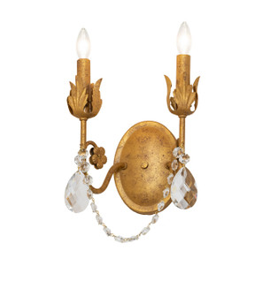 Antonia Two Light Wall Sconce in Old Gold (57|292738)