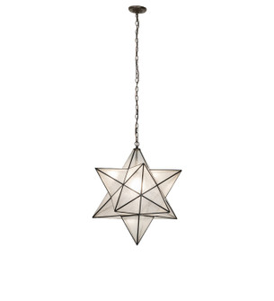 Moravian Star One Light Pendant in Bronze (57|292217)