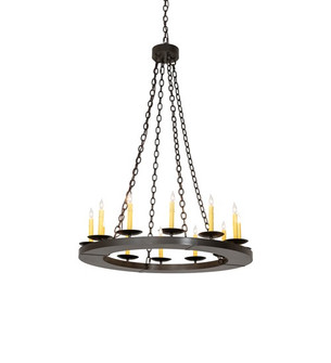 Loxley 12 Light Chandelier in Bronze (57|291956)