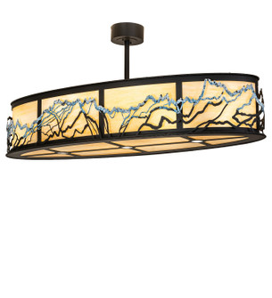 Telluride Magic 11 Light Pendant in Black Satin Wrought Iron (57|291683)