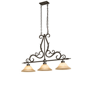 Zamora Three Light Island Pendant in Bronze (57|291367)
