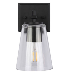 Wenda One Light Wall Sconce in Clear (216|WND51WMB)