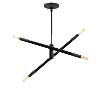 Wand Four Light Pendant in Matte Black (216|WAN244PMB)