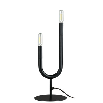 Wand Two Light Table Lamp in Matte Black (216|WAN172TMB)