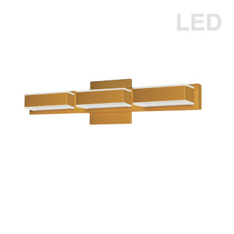 LED Vanity Fixture in Aged Brass (216|VLD2153WGLD)