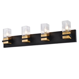 Veronica Four Light Vanity in Matte Black (216|VER324WMBAGB)