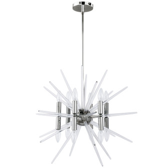 Vela 12 Light Chandelier in Polished Chrome (216|VEL2412CPC)
