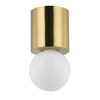 Theron One Light Flush Mount in Aged Brass (216|TRN51FHAGB)