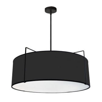 Trapezoid Four Light Pendant in Black (216|TRA244PBK)
