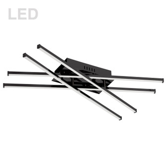 Summit LED Flush Mount in Black (216|SUM24FHMB)