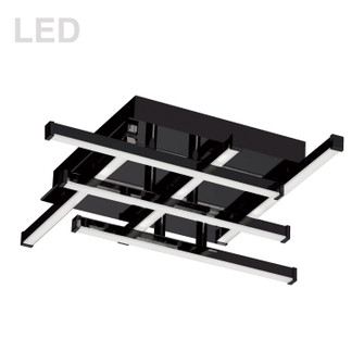 Summit LED Flush Mount in Black (216|SUM1414FHMB)