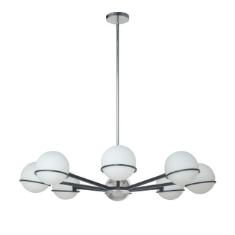 Sofia Eight Light Chandelier in Polished Chrome (216|SOF388CMBPC)