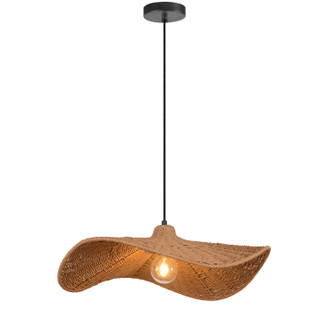 Selma One Light Pendant in Natural (216|SMA241PMB)