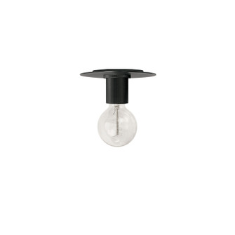 Roswell One Light Flush Mount in Black (216|RSW61FHMB)