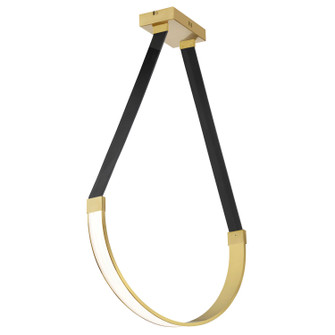Regan LED Pendant in Aged Brass (216|REG241LEDPAGB)