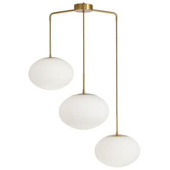 Rachel Three Light Pendant in White (216|RCL323PAGB)