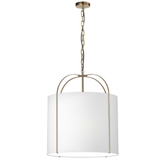 Quincy Three Light Pendant in White (216|QCY221PGLDWH)