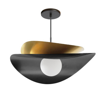 Paven One Light Pendant in Matte Black (216|PVN2015LEDPMBAGB)