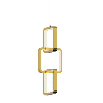 Patsy LED Pendant in Aged Brass (216|PTY1522LEDPAGB)