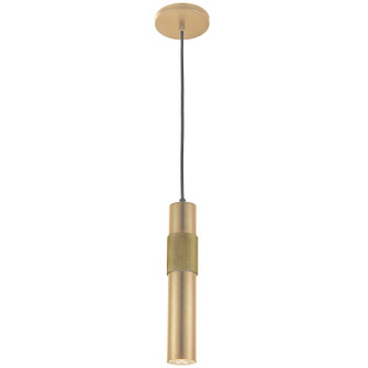 Passwell One Light Pendant in Aged Brass (216|PSW121PAGB)