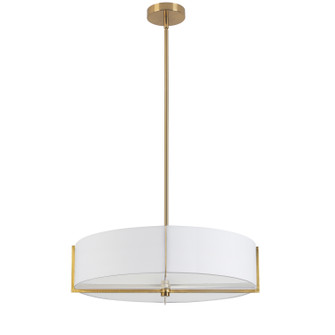 Preston Four Light Pendant in White (216|PST214PAGBWH)