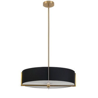 Preston Four Light Pendant in Black (216|PST214PAGBBK)