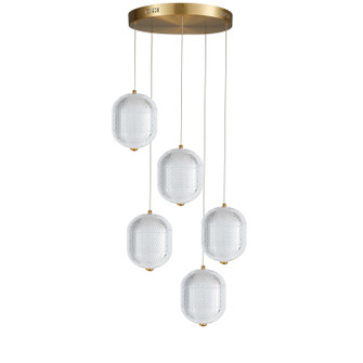 Peri LED Pendant in Clear (216|PRI1530LEDPAGB)