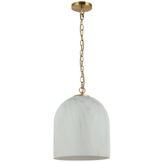 Patrice One Light Pendant in Faux Alabaster (216|PRC121PAGB)