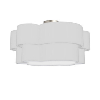 Phlox Three Light Flush Mount in White (216|PLX203FHPCWH)