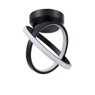 Philo LED Semi-Flush Mount in Matte Black (216|PHO716LEDSFMB)