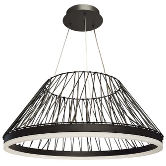Philomene LED Pendant in Black (216|PHM2530LEDP5CCTMB)