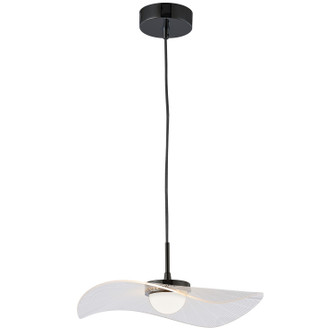 Percival One Light Pendant in Clear & White (216|PCV1510LEDPMB)