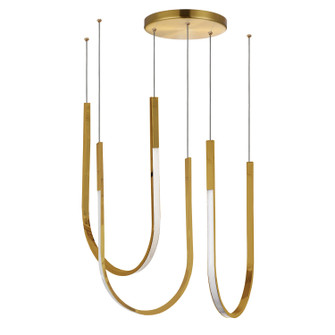 Pacari LED Pendant in Aged Brass (216|PCR2754LEDHPAGB)