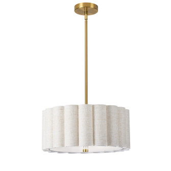 Pacifica Three Light Pendant in Flax (216|PCA163PAGBFX)
