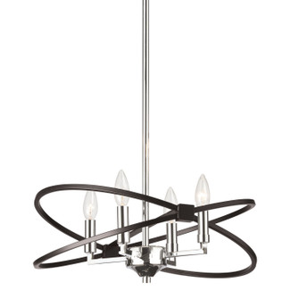 Paloma Four Light Chandelier in Polished Chrome (216|PAL184CPCMB)