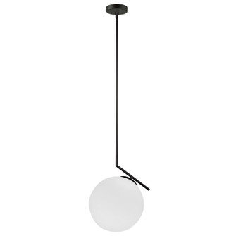Orion One Light Pendant in Black (216|ORN141PMB)