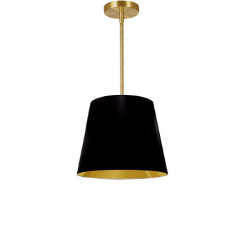 Oversized Drum One Light Pendant in Black (216|ODRS698)