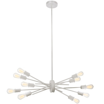 Nebraska Ten Light Pendant in White (216|NEB3910HPWH)